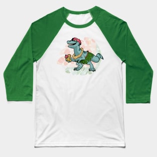 Pickles Goes Hawaiian (with leaf) Baseball T-Shirt